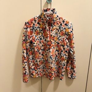 Quarter Zip Pullover Fleece Top